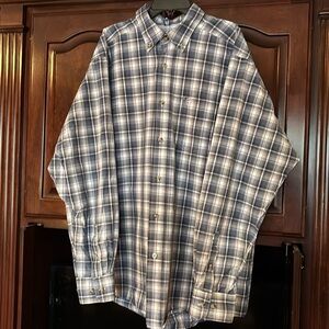 ARIAT PRO MENS SIZE LARGE LONG SLEEVE BUTTON DOWN SHIRT